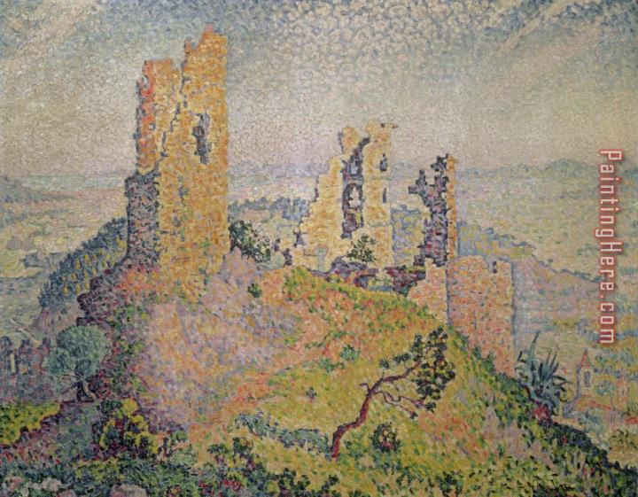 Paul Signac Landscape with a Ruined Castle